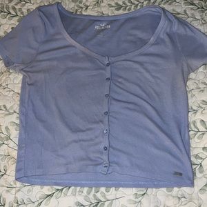 Hollister button up baby tee